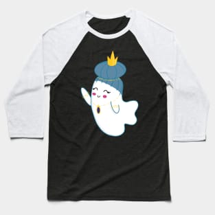Little Ghost Ornate Baseball T-Shirt